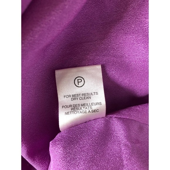Halston Heritage Strip Back Dress Lilac 8 - Picture 14 of 15
